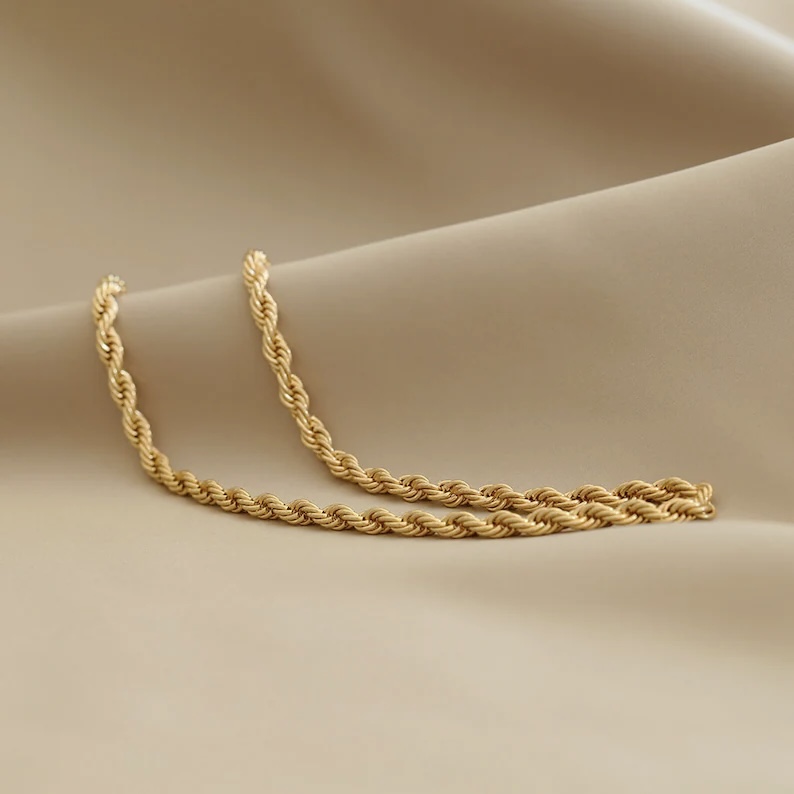 lektie Situation den første Rope Chain” halskæde - Halskæder - Phira